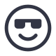 emoji-smile-sunglass icon