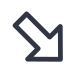 arrow-2-angular-bottom-right icon