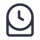 clock-desk icon