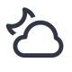 cloud-moon icon